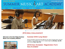 Tablet Screenshot of grsummerarts.org